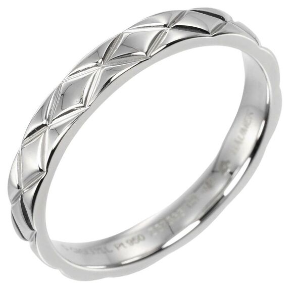 Chanel Matelassé Pt950 Platinum Ring